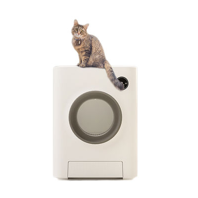 Integración plástica Wifi de Cat Litter Box With App de la limpieza de uno mismo del ABS de control de tacto