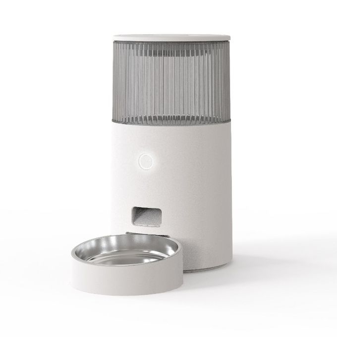 Dispensador sincronizado teledirigido de la comida de perro de Wifi Cat Dry Food Dispenser App 1