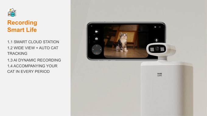 Robot móvil de carga del compañero del animal doméstico del uno mismo para el OEM de Cat With App/de la cámara de seguridad 2