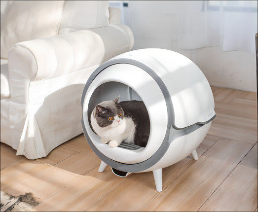 Gatos múltiples autos disponibles de Cat Litter Box Enclosed For de la limpieza de uno mismo de la extra grande 0
