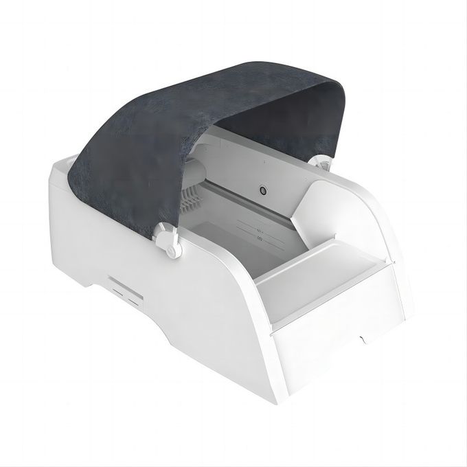 Caja de basura para gatos automática inteligente con eliminación de olores funciona con la acumulación de basura para gatos 0